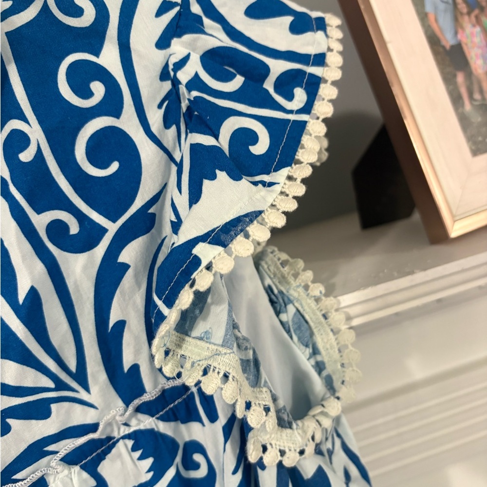 THML Blue and White woman’s small dress - Picture 3 of 4